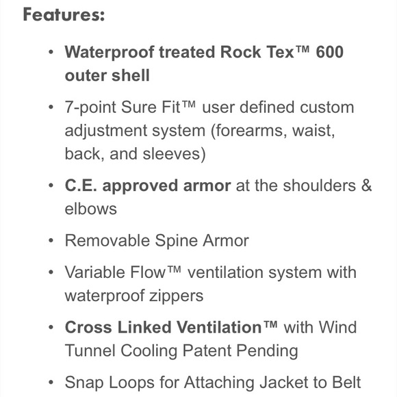 Joe Rocket Motorcycle Armored Jacket. - Picture 5 of 5